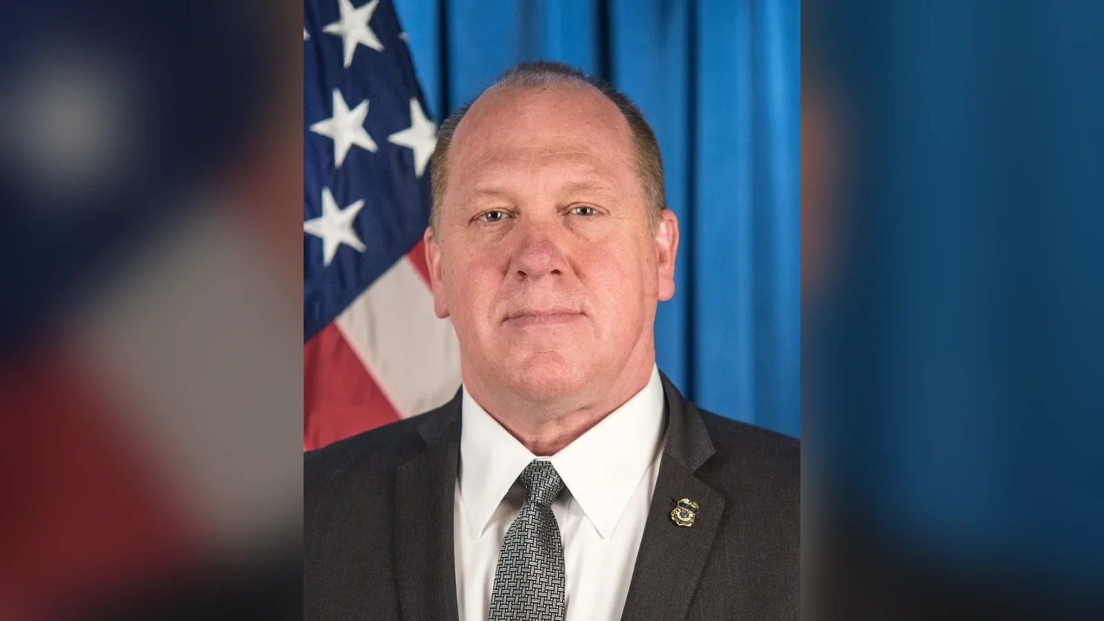 Tom Homan in his official U.S. Immigration and Customs Enforcement portrait from 2017 (file photo)