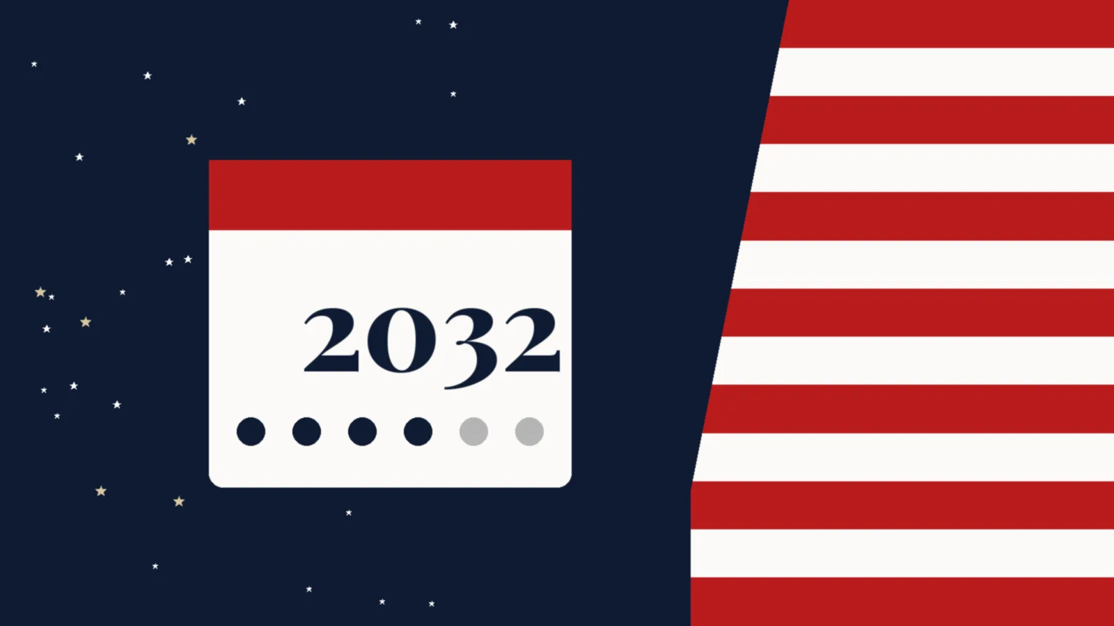 Illustration of a calendar page reading 2032, representing long-term fiscal deadlines