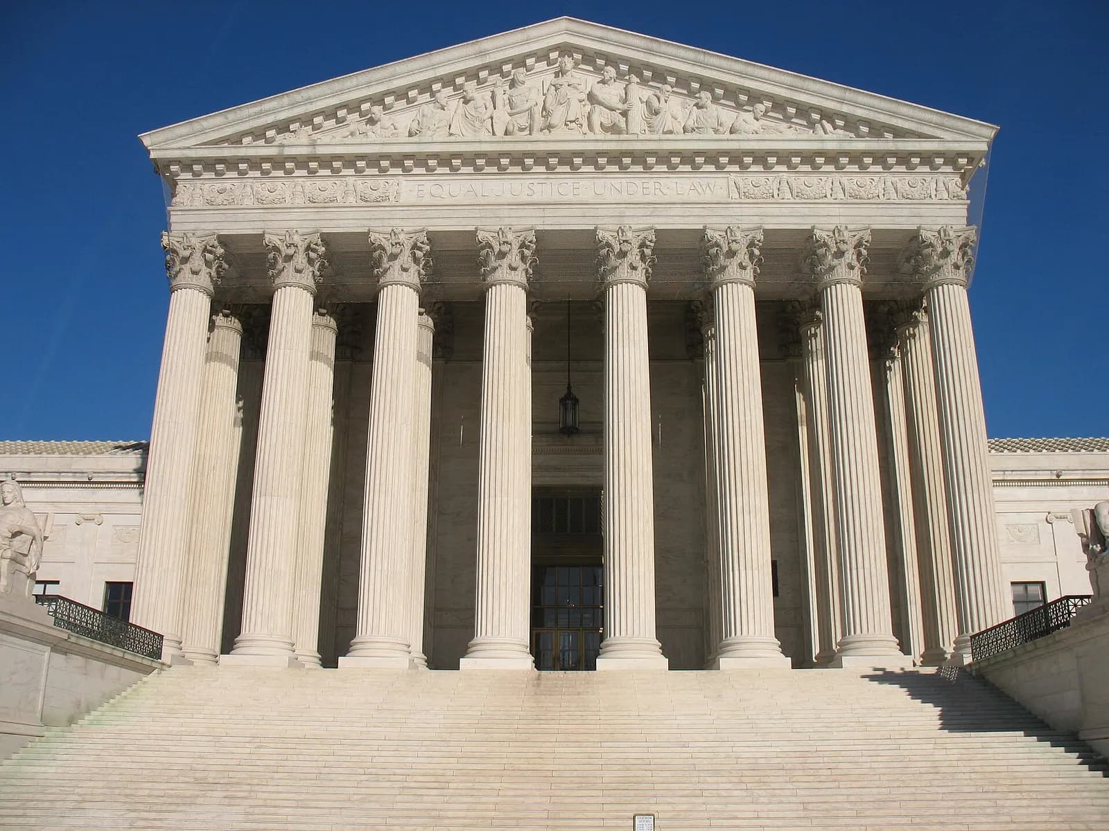 The west facade of the U.S. Supreme Court building in Washington, D.C., which decided New York State Rifle & Pistol Association v. Bruen