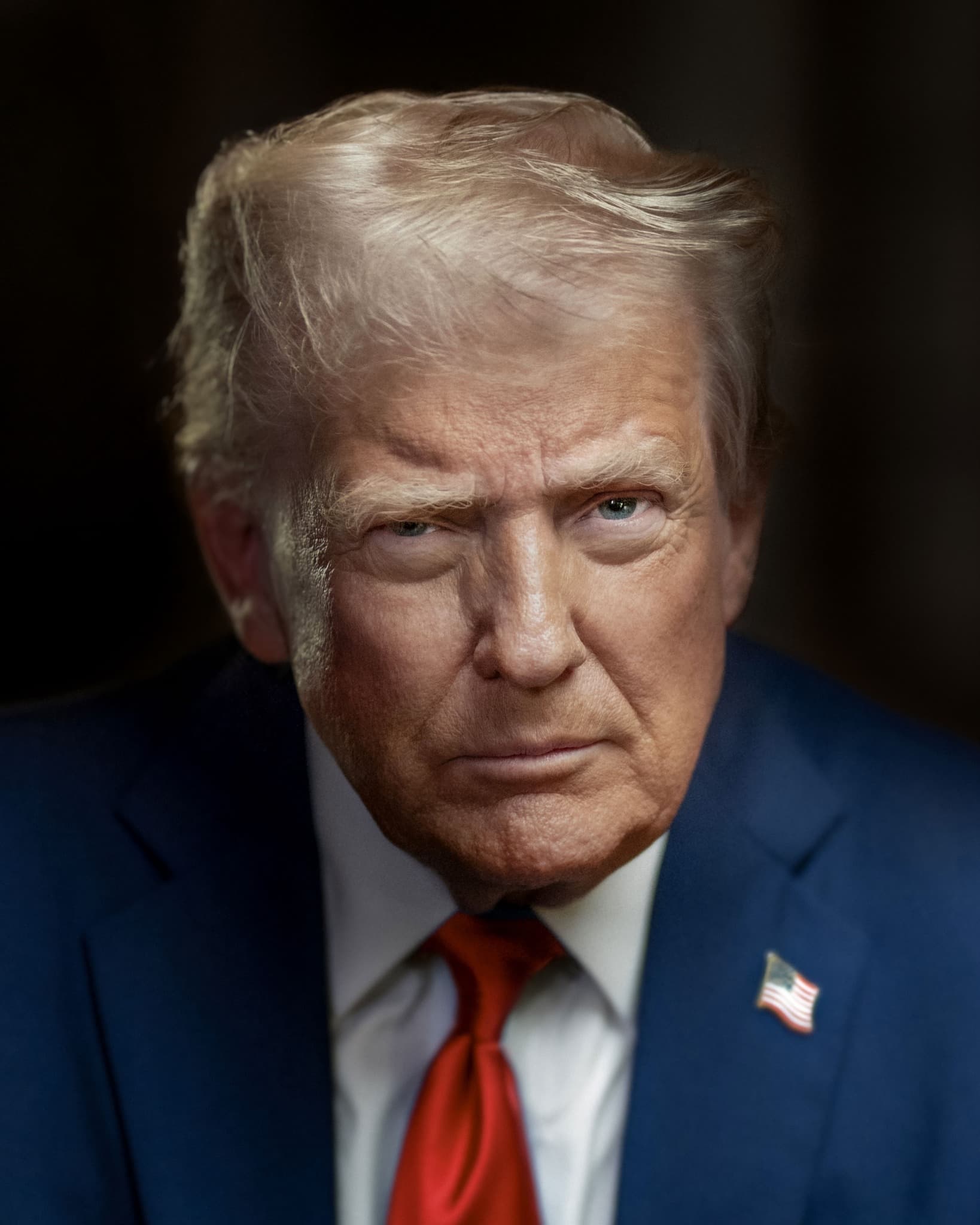 Official presidential portrait of President Donald J. Trump
